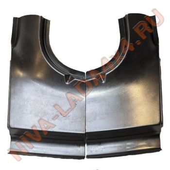 Жесть, ремонтная вставка рамки ветрового стекла НИВА 2121; 21213; 21214; 2131; нижняя часть (комплект 2шт.) арт. 7503