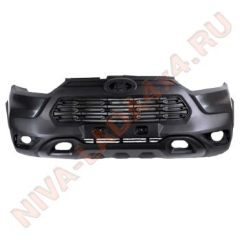 Бампер НИВА TRAVEL 2123-2803015-80-0 передний в сборе решеткой, требуется покраска