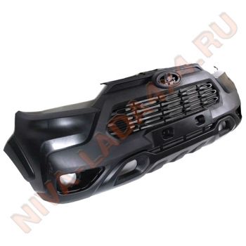 Бампер НИВА TRAVEL 2123-2803015-80-0 передний в сборе решеткой, требуется покраска