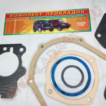 Прокладки для ремонта инжекторного двигателя НИВА 21214; 2123; 16 деталей