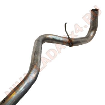 Резонатор НИВА Шевроле 2123-1200018-40 СВД ЕВРО-4 (с нейтрализатором) нержавеющая сталь RAL037