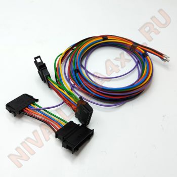 Жгут проводов для подключения ТСУ в НИВА TRAVEL через штатные разъемы. Фаркоп
