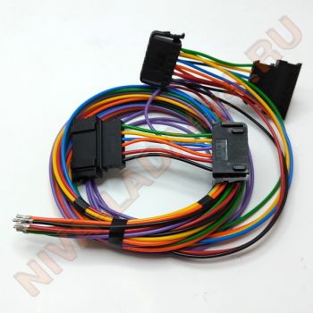 Жгут проводов для подключения ТСУ в НИВА TRAVEL через штатные разъемы. Фаркоп