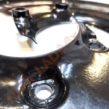 Кожух диска тормоза защитный НИВА 21214-3501144; 21214-3501145 (пара) с 2016 г.в.