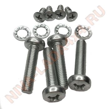 Набор для крепления фиксаторов и скоб спинки заднего сидения НИВА 2121; 21213; 21214 до 2010 года выпуска