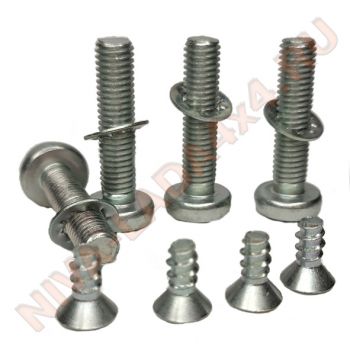 Набор для крепления фиксаторов и скоб спинки заднего сидения НИВА 2121; 21213; 21214 до 2010 года выпуска