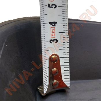 Коврики салона НИВА 21213; 21214; (2 детали) передние резиновые REZKON PREMIUM