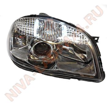 Фара NIVA Шевроле 2123-3711010-20-0 NoName с августа 2009г. правая пластик
