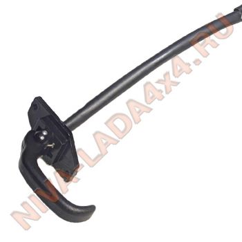 Замок двери боковой НИВА 21213-6105013 левый в сборе с тягой и ручкой