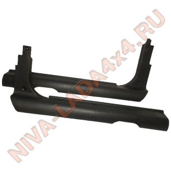 Облицовка порогов штатная НИВА Шевроле 2123-5109076; 2123-5109077; комплект 2 детали