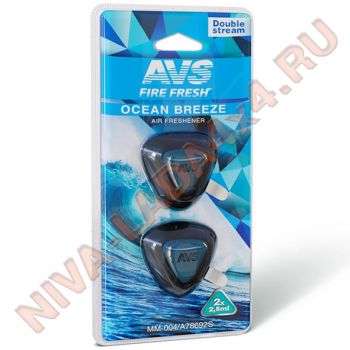 Ароматизатор AVS MM-004 Double Stream Ocean Breeze/Океанский бриз мини мембрана