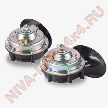 Сигналы звуковые двухтональные рупорные ГАЗ-3110 d=105мм HÖFER HF651703 аналог С302 / С303