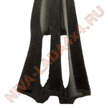 Уплотнитель стекла опускного НИВА 2121 (к-т) (бархотки) (8 деталей) №95 RTI Fenix бюджетный вариант