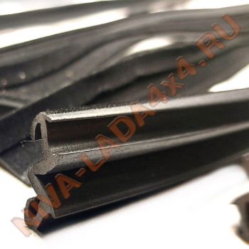 Уплотнитель стекла опускного НИВА 2121 (к-т) (бархотки) (8 деталей) №95 RTI Fenix бюджетный вариант