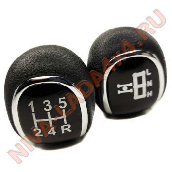 Рукоятка рычага управления КПП и Рукоятка рычага КР НИВА Шевроле RK-00302 хром