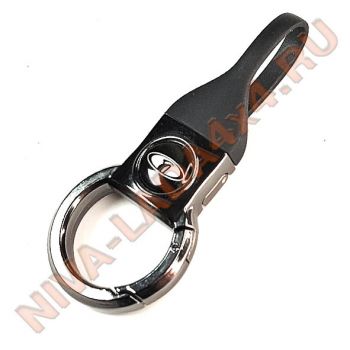 Брелок разъемный черный Хром LADA