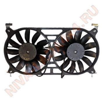 Моторы электровентиляторов охлаждения радиатора НИВА 21214-1300024-41 в сборе пара для авто с 2020 г.в. 12 ЛОПАСТЕЙ АвтоПрибор