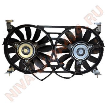 Моторы электровентиляторов охлаждения радиатора НИВА 21214-1300024-41 в сборе пара для авто с 2020 г.в. 12 ЛОПАСТЕЙ АвтоПрибор