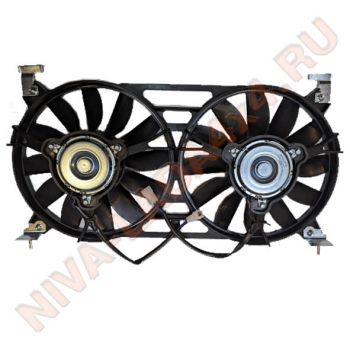 Моторы электровентиляторов охлаждения радиатора НИВА 21214-1300024 в сборе пара 12 ЛОПАСТЕЙ АвтоПрибор