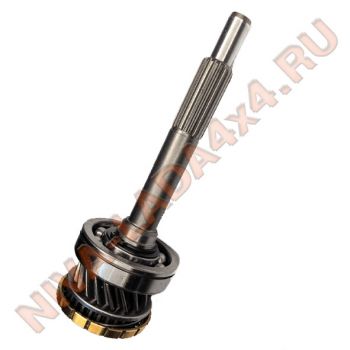 Вал КПП первичный 18 зуб. в сборе НИВА 21213; 21214; 2131; 2123; 2107-1701025 не оригинал