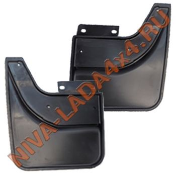 Кронштейн фартука, брызговика заднего НИВА Шевроле 2123-8404414-55; 2123-8404415-55 УСИЛЕННЫЕ (пара) с 2009г. Bertone С брызговиками и метизами
