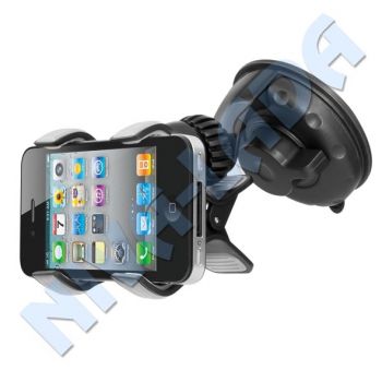 Держатель AVS AH-2227 для смартфонов и навигаторов универсальный "Двойная прищепка"