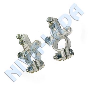 Клеммы АКБ (+/-) с винтами