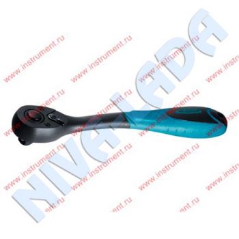 Ключ трещотка 1/2 DR 250мм Gross Comfort 14082 обрезиненая ручка