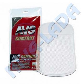 Коврик противоскользящий на приборную панель AVS NP-002 (150х90мм) (липучка) прозрачный