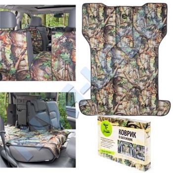 Коврик в багажник универсальный "Зверобой" 146х189, 2 молнии