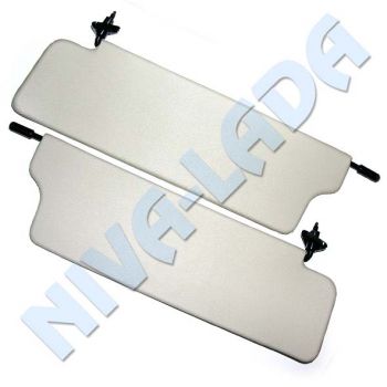 Козырьки солнцезащитные НИВА 21213-8204010 с зеркалом, 21213-8204011