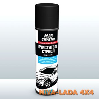 Средство очиститель стёкол AVS AVK-028 аэрозоль, 335мл.