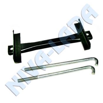 Планка прижимная АКБ НИВА 2121-3703110 + стяжки 21213-3703115 (2шт)