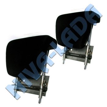 Подголовники заднего сиденья НИВА Шевроле 21236-6828010-86-0 (пара) черная ткань