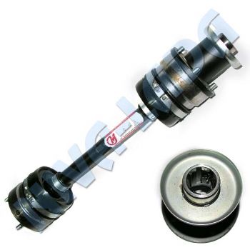 Вал карданный промежуточный (промвал) НИВА Шевроле 2123-2202010 СиМ (на ШРУСах) под КПП старого образца