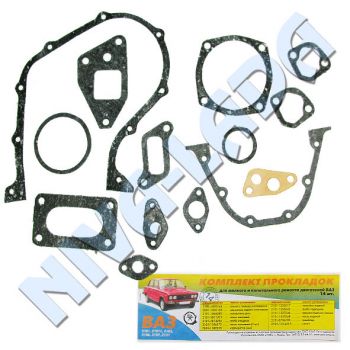 Прокладки ДВС НИВА 2121; 21213; 21214; 2131; 2123 картонные для двигателя