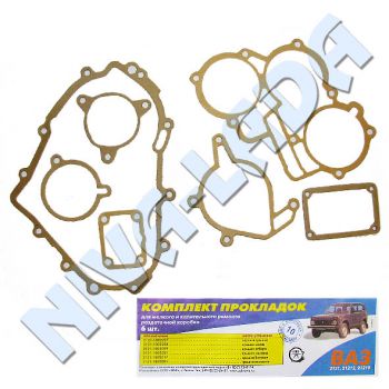 Прокладки КР НИВА 2121; 21213; 21214; 2131; 2123 картонные для раздаточной коробки