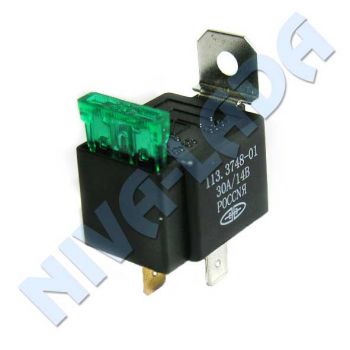 Реле 75.3777-10 (113.3748-01) (4 контакта) 30А с предохранителем