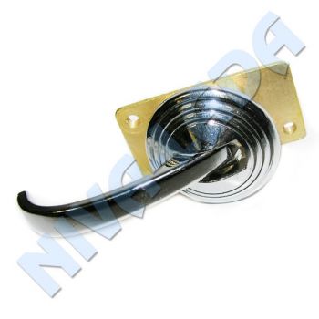 Ручка двери внутренняя крючок НИВА металл (2107-6205180) с облицовкой, Турция