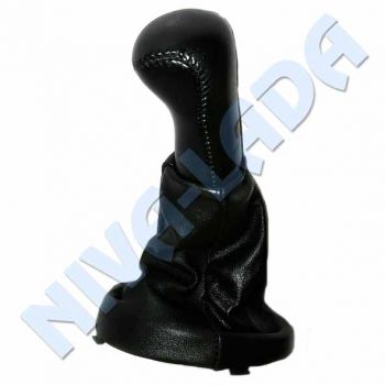 Рукоятка рычага КР НИВА-Шевроле 2123 (с чехлом, кожа)