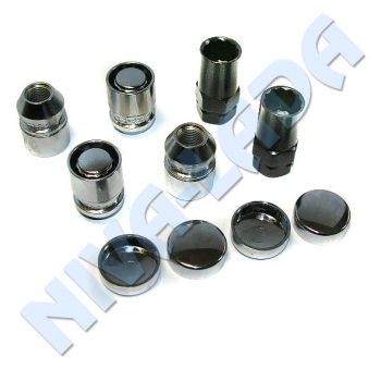 Гайки секретные на колеса 12х1,25х36 19мм гайка НИВА (комплект) с крышками