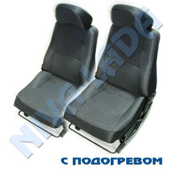 Сиденье переднее НИВА 21214-6810010; 21214-6810011 (усиленный каркас Приора) с обогревом (ПАРА)