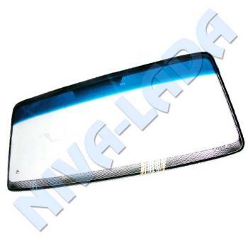 Стекло лобовое НИВА 2121-5206010-30 БОР КМК Glass с полосой+шелкография