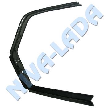 Жесть, ремонтная вставка накладка передней стойки двери и лобового стекла левая НИВА 2121; 21213; 21214