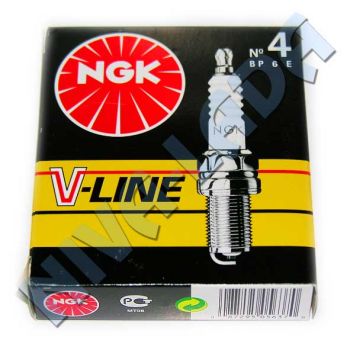 Свечи NGK №04 ВР6Е, Контактная система зажигания НИВА (4шт.)