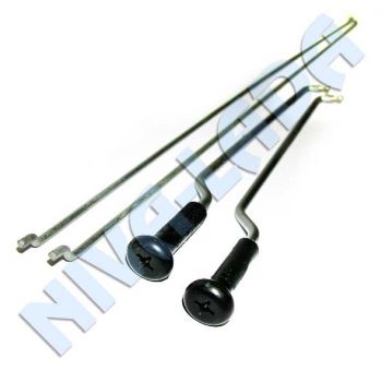 Тяги замков дверей НИВА 2121-6105121; 21213-6105096/97 (к-т)