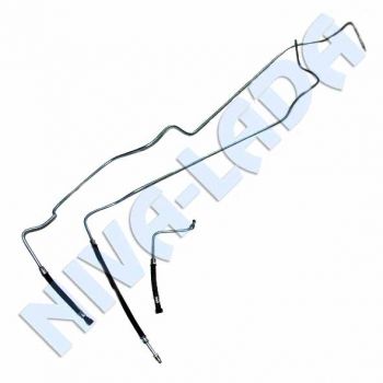 Трубка топливного трубопровода НИВА 21214, магистральные, Евро-3; 4, 21214-1104012-20; 21214-1104017-20; 21214-1104226-10 (3 детали)