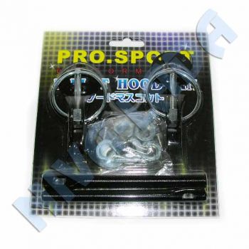 Замки на капот Sport черные