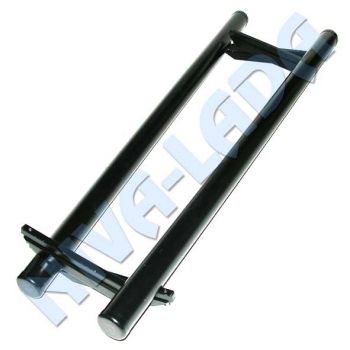 Защита порогов НИВА F-Design N0210P, D57x3,5, 2121, 21213, 21214, силовые пороги