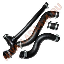 Шланги основного радиатора НИВА Шевроле 2123-1303010; 2123-1303074; 2123-1303025; 2108-1303092 с хомутами Norma